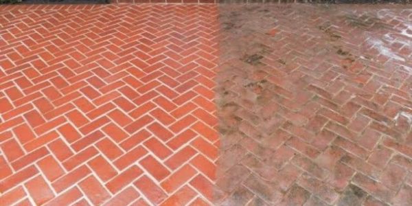 driveway coating - implementing high pressure cleaning